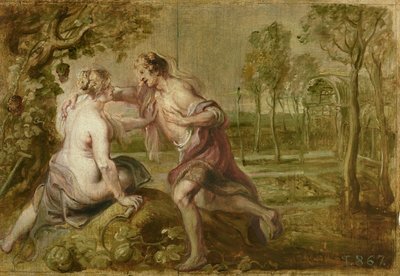 Vertumnus und Pomona von Peter Paul Rubens